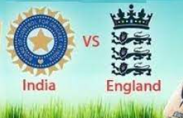 score between india and england